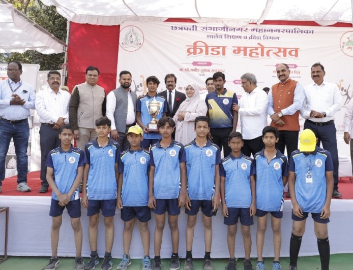 मनपाच्या क्रीडा महोत्सवाची सांगता, बनेवाडी शाळेचे उत्कृष्ट प्रदर्शन, प्रियदर्शनी शाळेला सहा चषक...