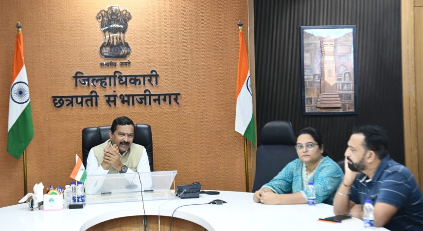 जिल्हा परिषद व पंचायत समिती मतमोजणीचा जिल्हाधिकारी यांनी घेतला पूर्वतयारी आढावा