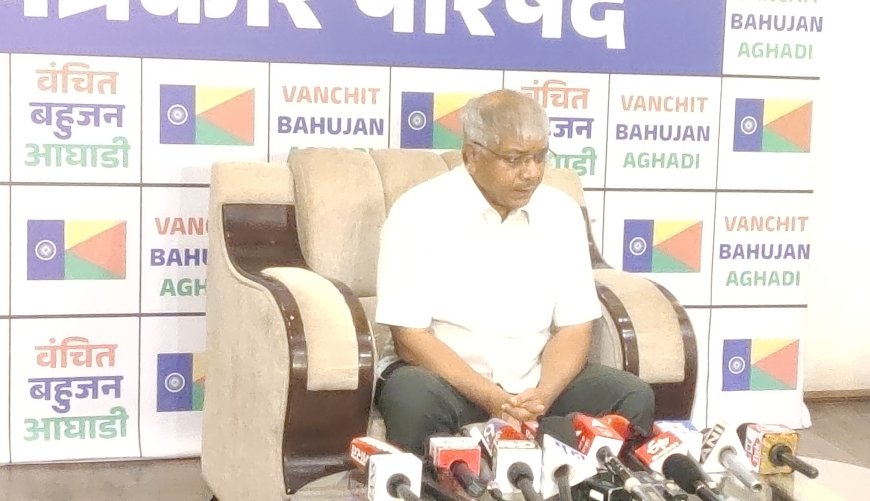 पंतप्रधान मोदींच्या राजीनाम्यासाठी वंचितचे मुंबईत धरणे आंदोलन - अॅड बाळासाहेब आंबेडकर