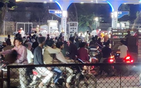 इज्राईल-इराण युध्दाचे भारतावर परिणाम, छत्रपती संभाजीनगर शहरातील पेट्रोल पंपावर गर्दी...