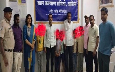 घरातून पळून गेलेल्या 5 मुलांची RPF कडून वाशीम रेल्वे स्थानकावर सुटका...
