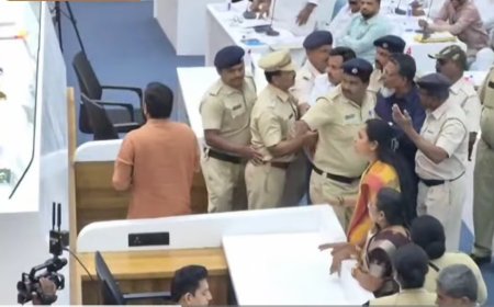 पहिल्याच सर्वसाधारण सभेत शिवसेनेच्या नगरसेवकांचा राडा, सुरक्षारक्षकांनी काढले बाहेर...
