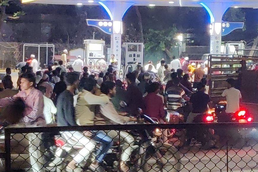 इज्राईल-इराण युध्दाचे भारतावर परिणाम, छत्रपती संभाजीनगर शहरातील पेट्रोल पंपावर गर्दी...