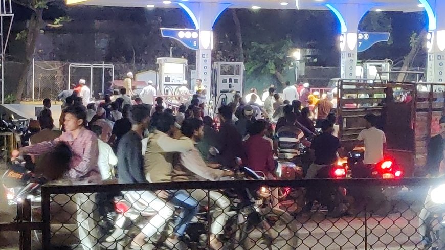 इज्राईल-इराण युध्दाचे भारतावर परिणाम, छत्रपती संभाजीनगर शहरातील पेट्रोल पंपावर गर्दी...