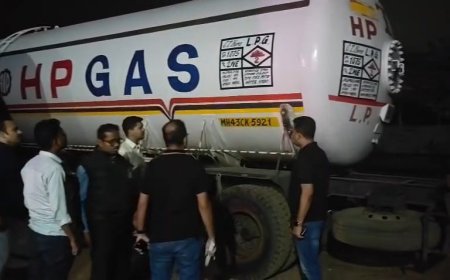 गॅस माफियांच्या मुसक्या आवळल्या, 1.26 कोटींच्या मुद्देमालासह 2 मोठे टँकर जप्त...