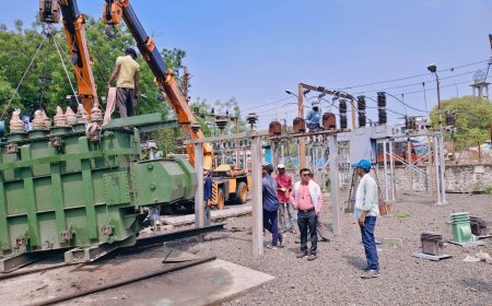 बायजीपुरा उपकेंद्रावरील ग्राहकांना मिळणार अखंडित व दर्जेदार वीजपुरवठा, नवीन ट्रान्सफाॅर्मर कार्यान्वित...