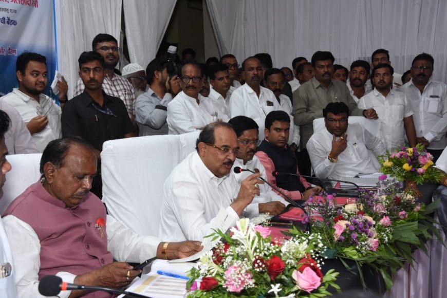 सिंचन सुविधासाठी गाळ काढण्याबरोबर केटी वेअर बंधा-याचे बॅरेजमध्ये रुपांतर करण्यात येईल - मंत्री राधाकृष्ण विखे पाटील