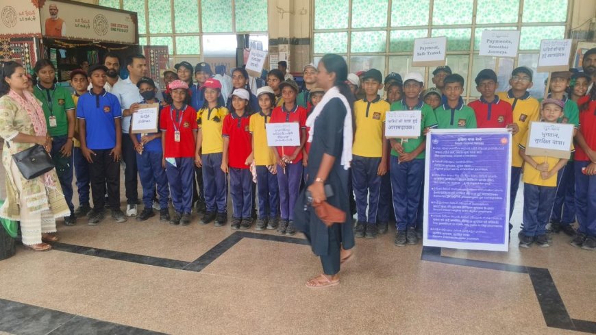 नांदेड विभागात "डिजिटल अवेअरनेस डे" चे आयोजन, रेल्वे स्थानकावर डिजिटल पेमेंटचा प्रसार...