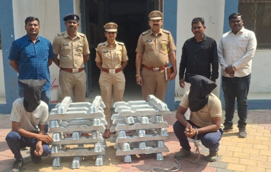 एमआयडीसी वाळूजमध्ये कंपनीतील चोरी प्रकरणात 4.68 लाखांचा मुद्देमाल जप्त, तीन जणांना अटक...