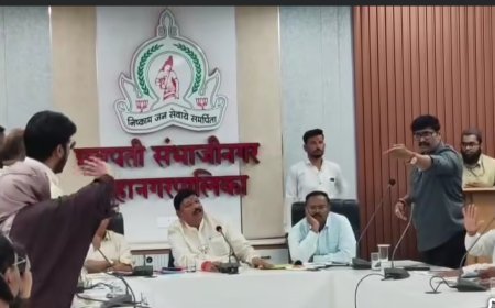 कच-याच्या कंपनीला एमआयएमच्या नगरसेविकेने मोटाभाई म्हटल्याने खडाजंगी...!