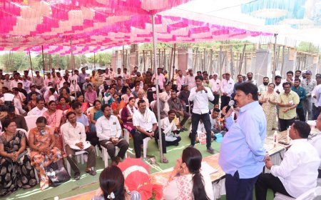 पंतप्रधान आवास योजनेच्या लाभार्थ्यांसाठी विशेष मेळावा, सभापती अनिल मकरिये यांनी केले उद्घाटन...