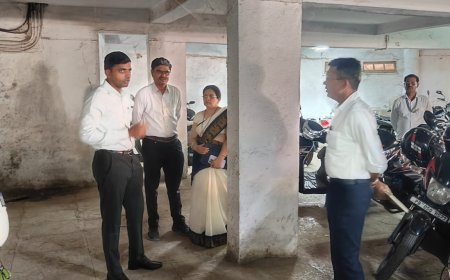महानगरपालिका मुख्यालय व परिसर स्वच्छ ठेवून रिकामी जागांचा योग्य वापर करा - मनपा आयुक्त अमोल येडगे