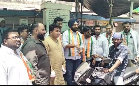 युवक काँग्रेसने पेट्रोल पंपावर केले "मेलाॅडी खाओ सब भुल जाओ" आंदोलन...!