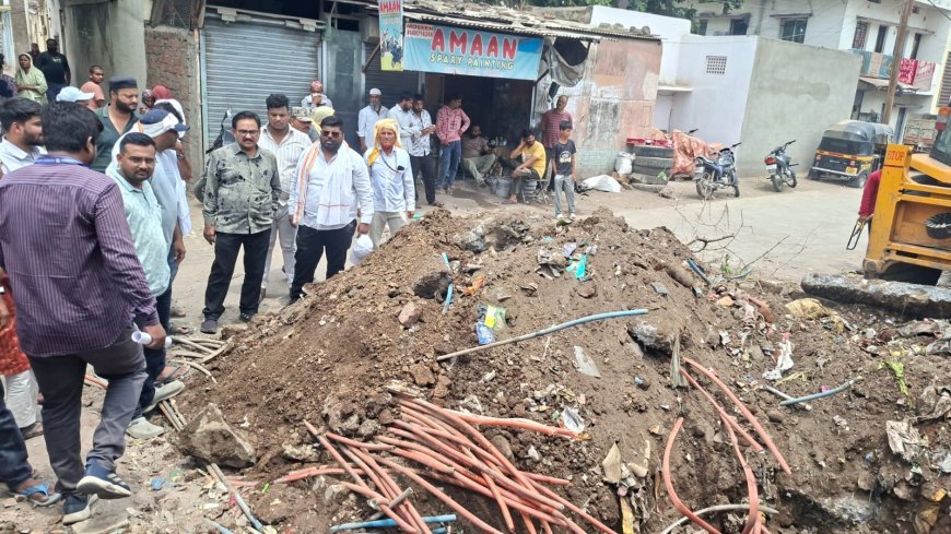 देवानगरी रोडवरील मुख्य जलवाहिनीवरील 144 नळ कनेक्शन तोडले...