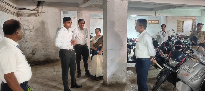 महानगरपालिका मुख्यालय व परिसर स्वच्छ ठेवून रिकामी जागांचा योग्य वापर करा - मनपा आयुक्त अमोल येडगे