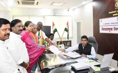 महाविकास आघाडीच्या उमेदवार देवयानी डोणगावकर यांचा उमेदवारी अर्ज दाखल