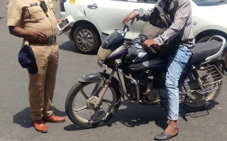 बेशिस्त वाहनचालकांवर कार्यवाई, 6 लाख 64 हजार रुपये दंड वसूल...