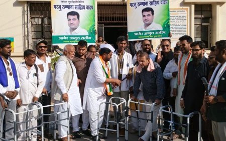 राहुल गांधी यांचा वाढदिवस सामाजिक व सेवाभावी उपक्रमांनी साजरा...!