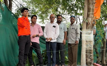 पत्नी पिडीत संघटनेचे अनोखे आंदोलन,  पत्नी पिडीत पुरुषांची न्यायासाठी पिंपळ पौर्णिमा साजरी...!