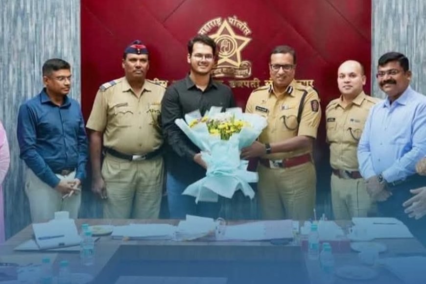 पोलिस कॉन्स्टेबल पुत्राची आयआयटीत झेप, पोलिस आयुक्त प्रविण पवार यांनी केला गौरव...!
