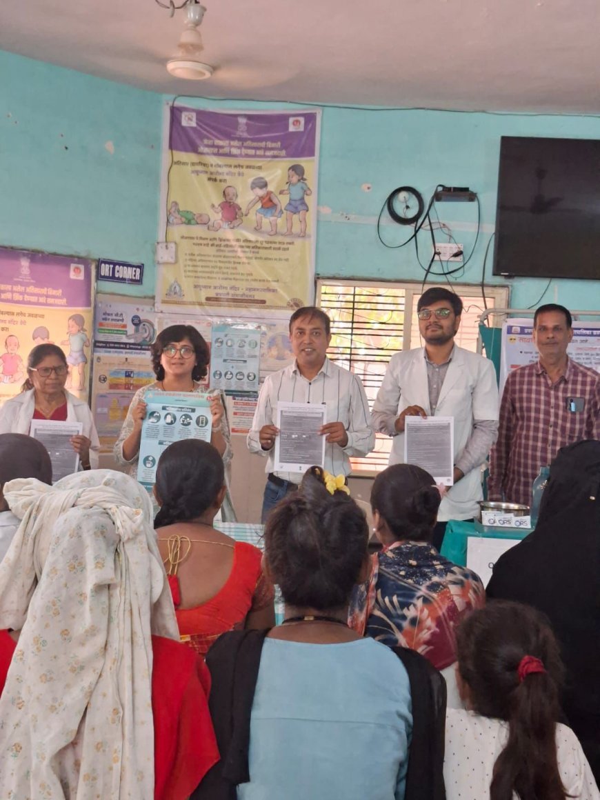 बालमृत्यू रोखण्यासाठी मनपाची शहरात अतिसार नियंत्रण मोहीम सुरू...