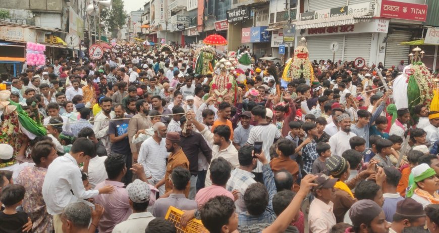 मोहर्रम निमित्ताने शिया-सुन्नी मुस्लिम समाजाने एकत्र येत दिला एकतेचा संदेश, यौम-ए-आशुरा शहरात शांततेत...!