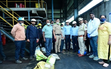 ग्रामीण पोलिसांनी कायदेशीर प्रक्रिया करत 9 क्विंटल गांजा केला नष्ट...!