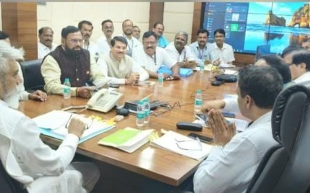 शिक्षणमंत्र्यांच्या अध्यक्षतेखाली शिक्षक संघटनांची महत्वपूर्ण बैठक संपन्न...!