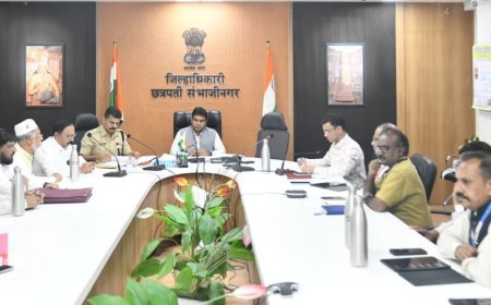 खुलताबाद उरुस निमित्ताने भाविकांना सर्व सुविधा उपलब्ध करुन देण्याचे जिल्हाधिकारी यांचे आदेश...!