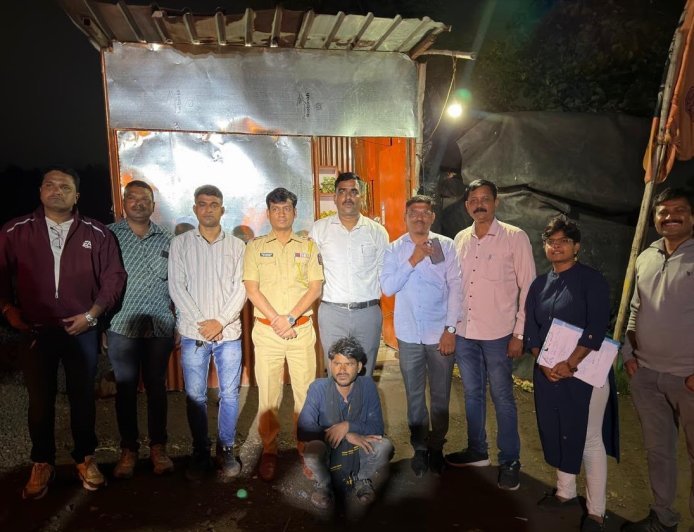 गांजाची विक्री करणारा आरोपी जेरबंद,  1.757 किलो गांजा जप्त...!