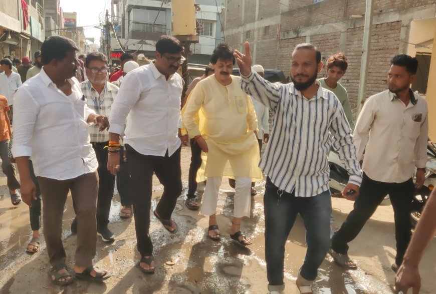 जटवाडा रोडवर वाहतुकीला अडथळा निर्माण करणारे विजेचे खांब तात्काळ हटवा - आमदार प्रदीप जैस्वाल