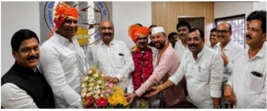जिल्हा मध्यवर्ती बँकेच्या अध्यक्षपदी आमदार विलास भुमरे तर उपाध्यक्ष पदी रामुकाका शेळके बिनविरोध...!