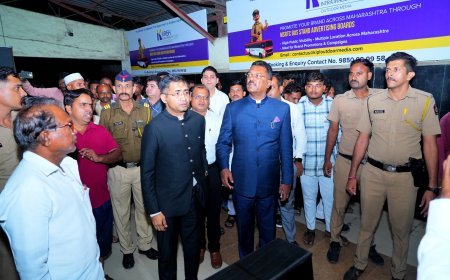 सिडको बसस्थानकातील अस्वच्छतेवर परिवहनमंत्री प्रताप सरनाईक यांची अधिकाऱ्यांना तंबी
