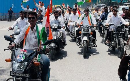 वाढत्या बेरोजगारी विरोधात राष्ट्रवादीचा एल्गार, भव्य तिरंगा रॅली काढली...!