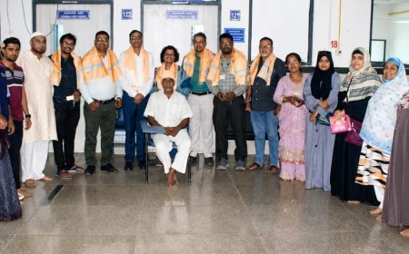घाटी रुग्णालयात ब्रेन ट्युमयची यशस्वी शस्त्रक्रिया केल्याबद्दल मुतवल्ली विंगने डॉक्टरांचा केला सत्कार...!