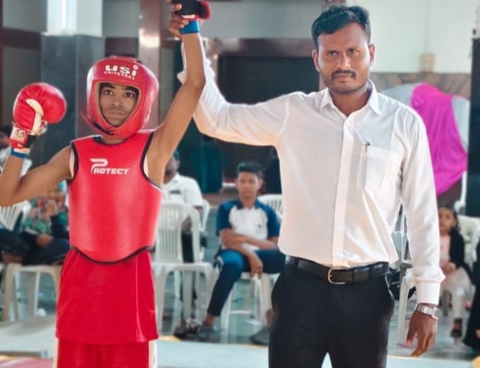 मोहम्मद हमजाची राज्यस्तरीय वूशू स्पर्धेसाठी निवड, पटकावला सुवर्णपदक