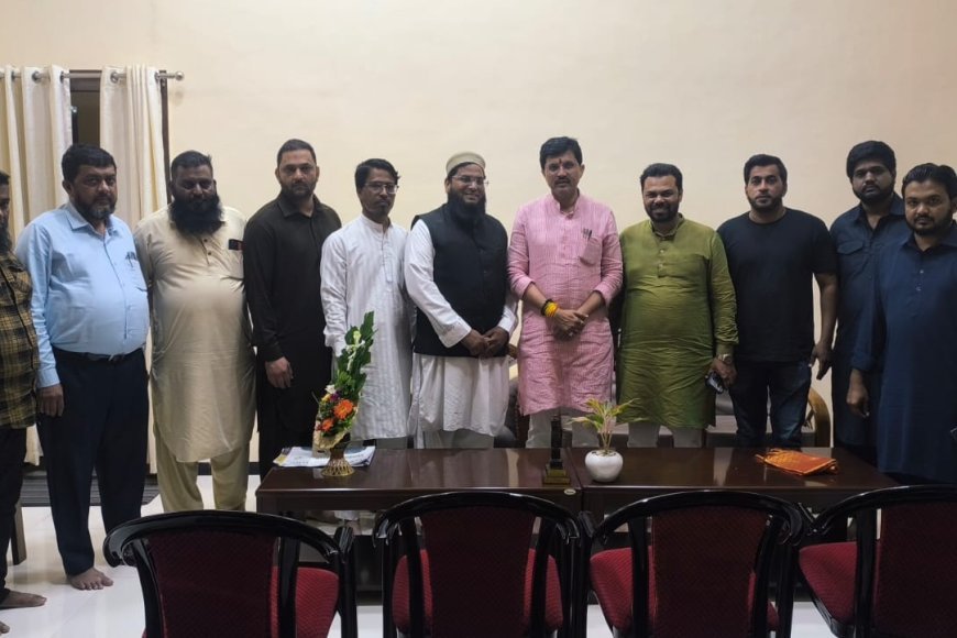 "क्राईम फ्री सिटी" अभियानाच्या शिष्टमंडळाने महापौर समीर राजूरकर यांची घेतली भेट...