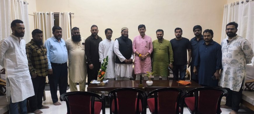 "क्राईम फ्री सिटी" अभियानाच्या शिष्टमंडळाने महापौर समीर राजूरकर यांची घेतली भेट...