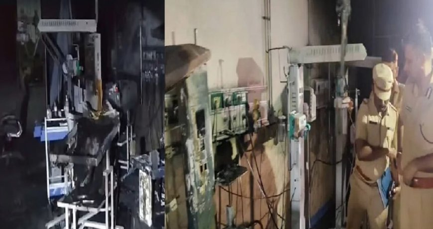 मध्यरात्री सरकारी रुग्णालयात अग्नितांडव, 3 नवजात बाळांचा होरपळून मृत्यू, 36 चिमुकल्यांना वाचवले...!