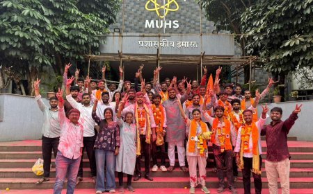 महाराष्ट्र आरोग्य विज्ञान विद्यापीठाच्या छात्रसंघ, व सिनेट निवडणुकीत अभाविपचा दबदबा, 9 जागांवर विजय