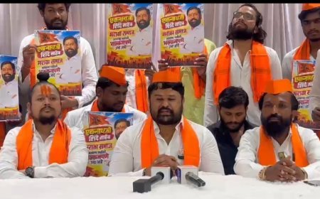 मनोज जरांगे यांनी उपमुख्यमंत्री एकनाथ शिंदे यांच्याबद्दल एकेरी व शिवराळ भाषेचा वापर करू नये - सकल मराठा समाज
