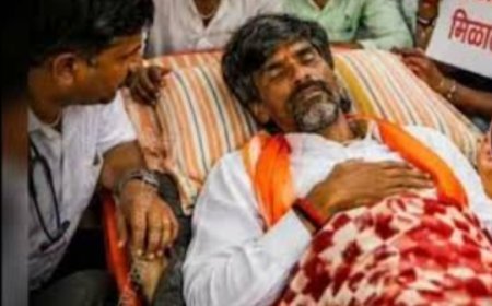 मनोज जरांगे पाटील यांच्या आरोग्याच्या निगराणीसाठी 24 तास वैद्यकीय पथक कार्यरत...!