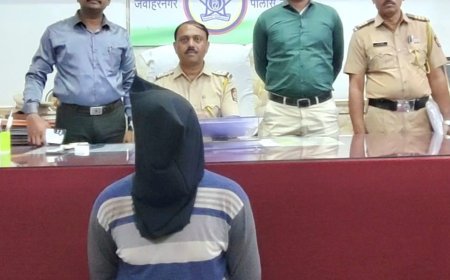 हेल्मेट सक्ती आणि चोराने हेल्मेट घालून लूटले, जवाहरनगर पोलिसांनी ठोकल्या बेड्या...!