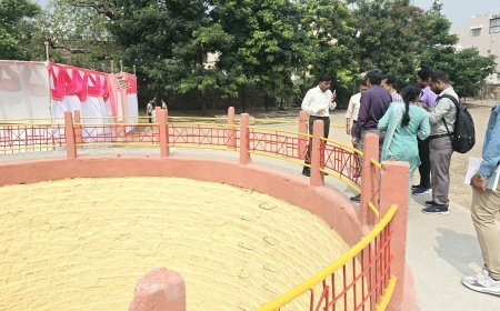 गणेश विसर्जन व्यवस्थेची मनपा आयुक्त अमोल येडगे यांनी केली पाहणी