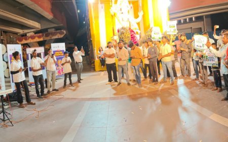 गणेशोत्सवात महापालिकेचा "आमचा बाप्पा स्वच्छतेचा राजा"च्या माध्यमातून स्वच्छतेचा जागर...