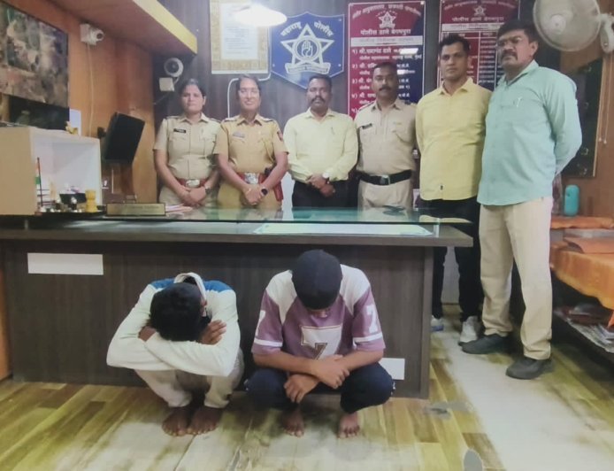 जटवाडा रोडवर पुन्हा देशी बनावटीचे पिस्तूल, तीन जीवंत काडतुसे जप्त, दोन आरोपी अटक