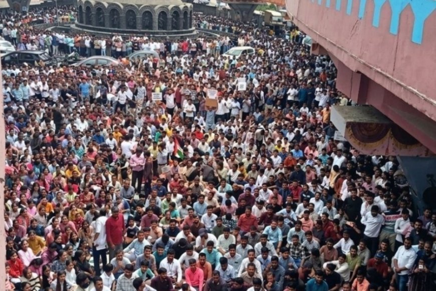 पुण्यानंतर MPSC च्या विद्यार्थ्यांचा  छत्रपती संभाजीनगरमध्ये आक्रोश, हजारो विद्यार्थी रस्त्यावर...!