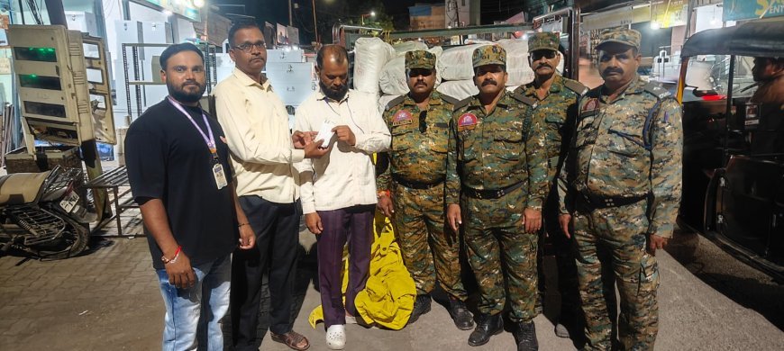 महापालिकेच्या रडारवर बाहेरून येणारे प्रतिबंधित प्लास्टिक, ट्रान्सपोर्टमधून 1080 किलो कॅरी बॅग जप्त...!