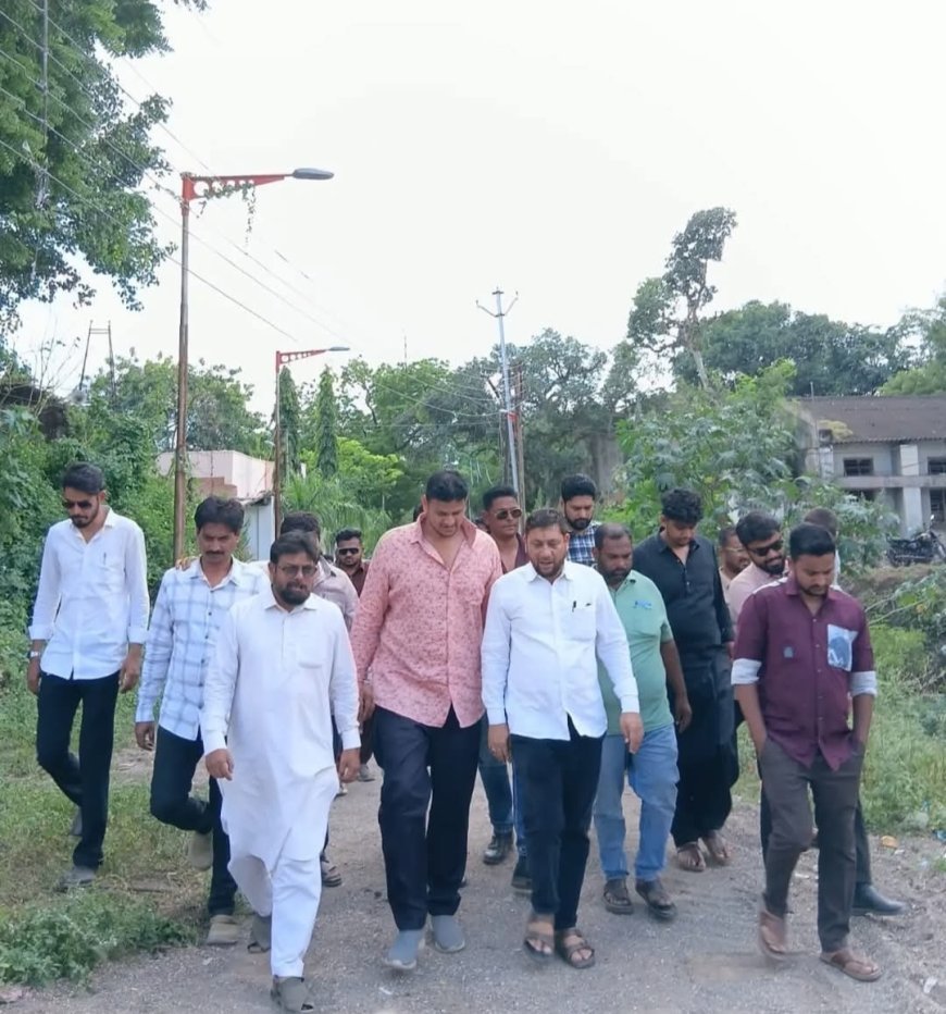 घाटी रुग्णालय परिसरातील वक्फ संपत्ती वरील अनधिकृत काम एमआयएमने रोखले...