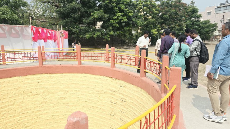 गणेश विसर्जन व्यवस्थेची मनपा आयुक्त अमोल येडगे यांनी केली पाहणी